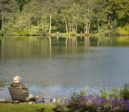 Fishing at Pearl Lake