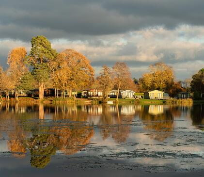 Golden hour at Pearl Lake