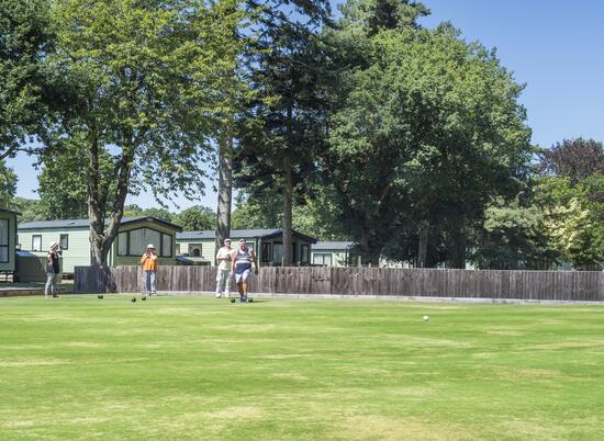 Bowling at Pearl Lake country holiday park