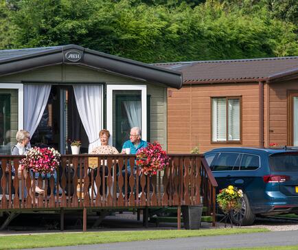 Static caravans for sale on site 5 star park photo