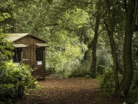 Nature hide at Pearl Lake