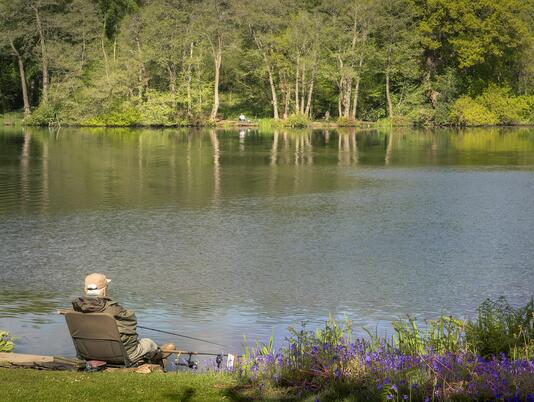 Fishing at Pearl Lake