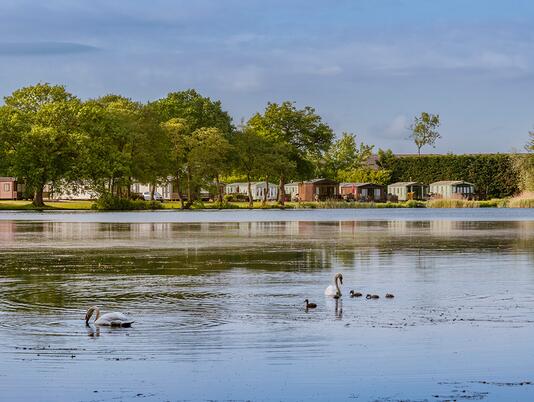 5 star caravan holiday park with fishing lake - Pearl Lake Herefordshire.