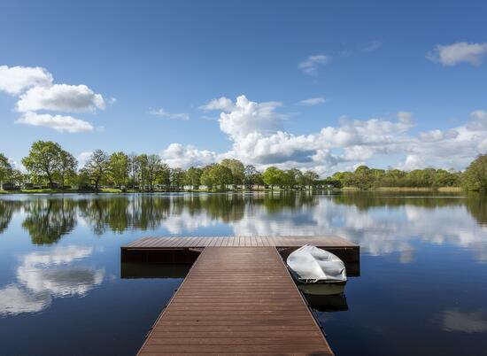 Lake view at Pearl Lake 5 star caravan park