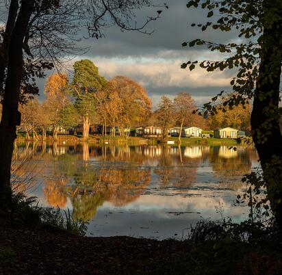 Golden hour at Pearl Lake