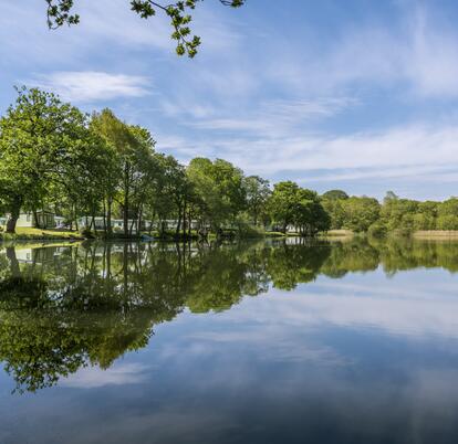 Fishing lake 5 star static caravan park photo