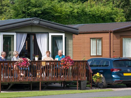 Static caravans for sale on site 5 star park photo