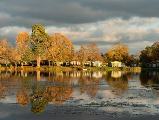 Golden hour at Pearl Lake