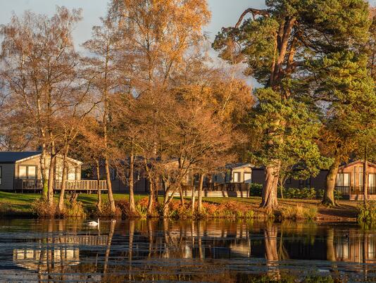 Golden hour at Pearl Lake