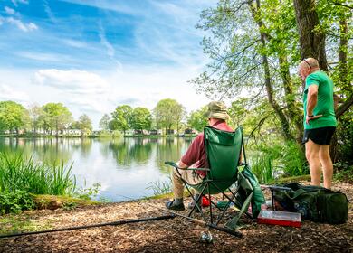 fishing at Pearl Lake Country Holiday Park, Herefordshire