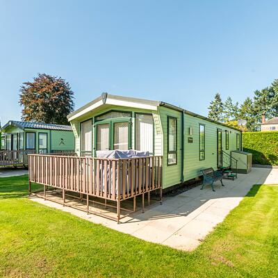 Atlas Status holiday home for sale on 5 star caravan park with fishing lake