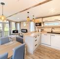 Static caravan holidays - kitchen dining area (Heron)