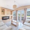 Regal Harlington caravan holiday home for sale on 5 star park with golf course and clubhouse. Lounge photo